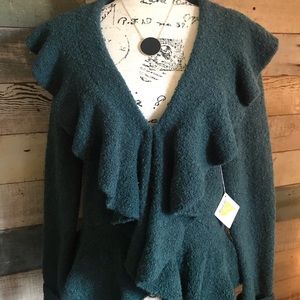 Women’s Green Cardigan Large